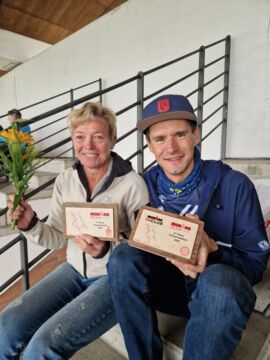 Petra und Oliver - 3.Platz für Petra und 2.Platz in der Teamwertung
