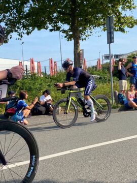 Fynn auf dem 90km Kurs