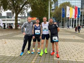 Anton, Steven, Benjamin und Manni 