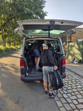 Bulli packen, ab gehts nach Hückeswagen