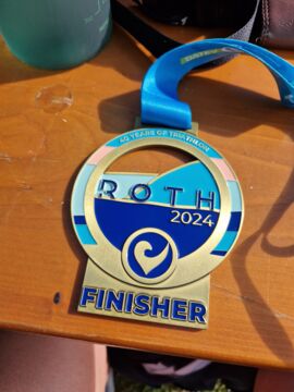 40 Jahre - Challenge Roth - Medaille